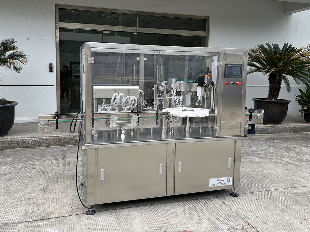 YYGSX直線式灌裝加塞加蓋旋蓋機(jī)（單工位）